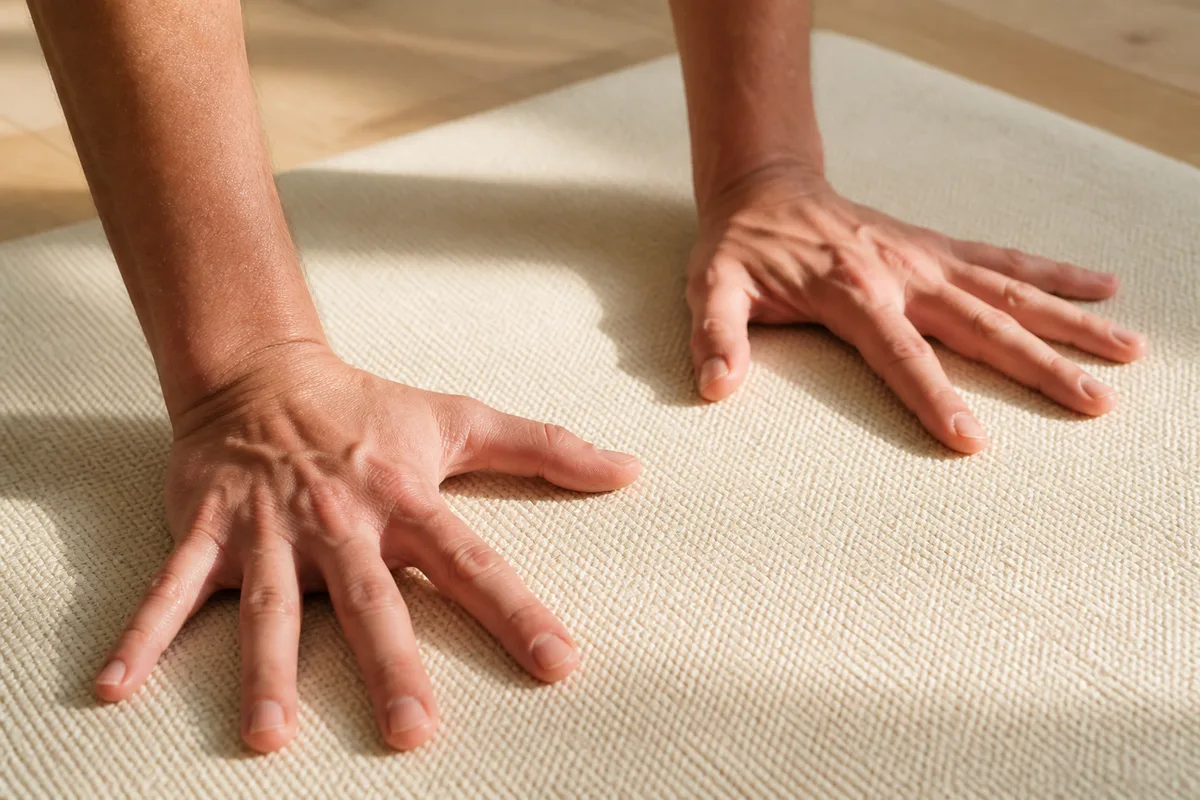 Protéger ses articulations en yoga : genoux et poignets